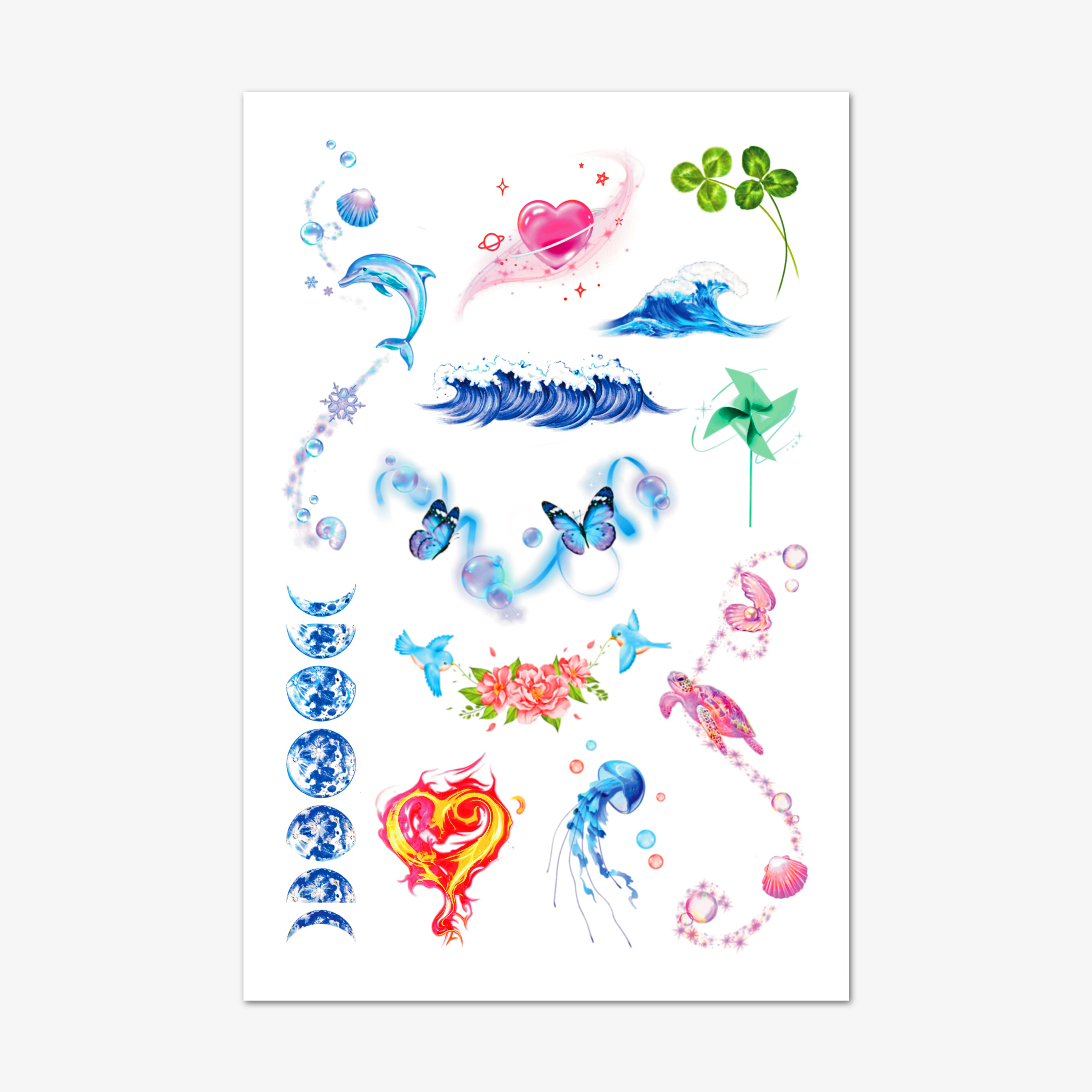 YUN - Temporary Tattoo Sticker